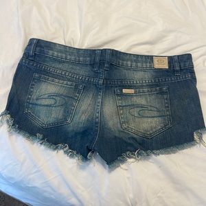 Rip curl two tone denim shorts